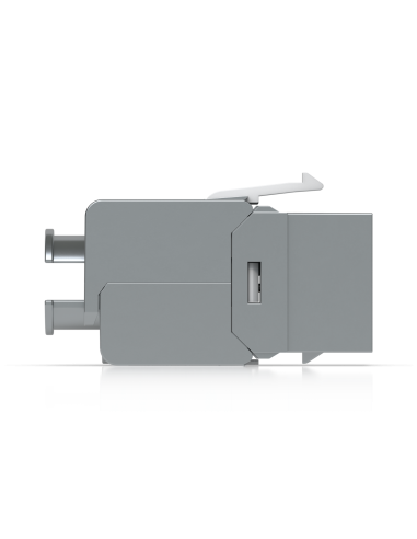 Ubiquiti UACC-Keystone-Jack-C6A|UACC-Keystone-Jack-C6A Toolless Keystone for Cat6A Eth Jack Termination No Punch-Down/Crimping T