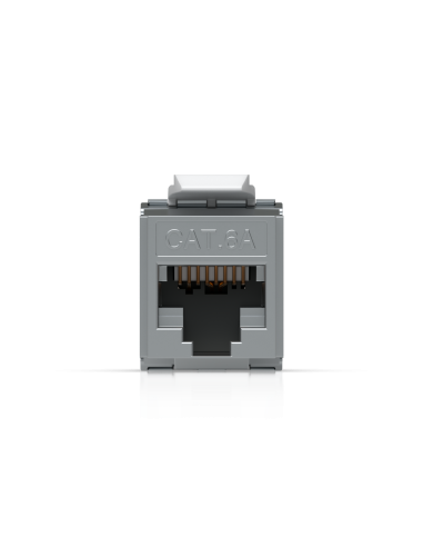 Ubiquiti UACC-Keystone-Jack-C6A|UACC-Keystone-Jack-C6A Toolless Keystone for Cat6A Eth Jack Termination No Punch-Down/Crimping T