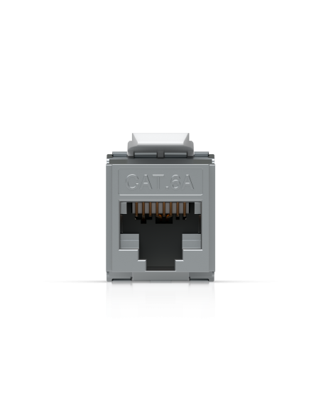 Ubiquiti UACC-Keystone-Jack-C6A|UACC-Keystone-Jack-C6A Toolless Keystone for Cat6A Eth Jack Termination No Punch-Down/Crimping T