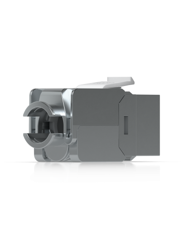 Ubiquiti UACC-Keystone-Jack-C6A|UACC-Keystone-Jack-C6A Toolless Keystone for Cat6A Eth Jack Termination No Punch-Down/Crimping T