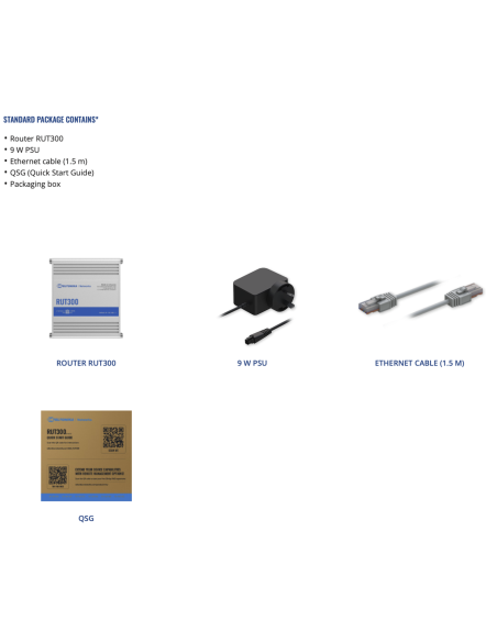 Teltonika RUT300 | Buy Teltonika RUT300 USB 2.0 VPN VLAN Firewall Industrial Ethernet Router | WISP Australia