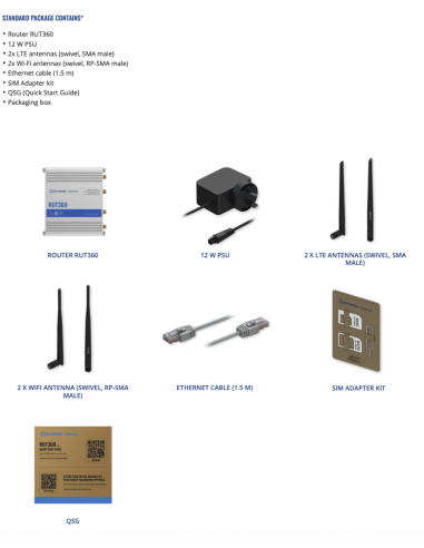 Teltonika RUT360 | Buy Teltonika RUT360 LTE CAT6 Industrial Cellular Router | WISP Australia