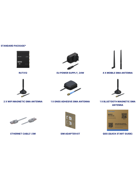 Teltonika RUTX12 | Buy Teltonika RUTX12 4G CAT6 Dual Module Router with WiFi, GPS, Bluetooth | WISP Australia