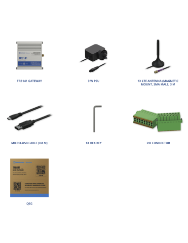Teltonika TRB141 | Buy Teltonika TRB141 Industrial Rugged GPIO 4G/LTE Gateway | WISP Australia
