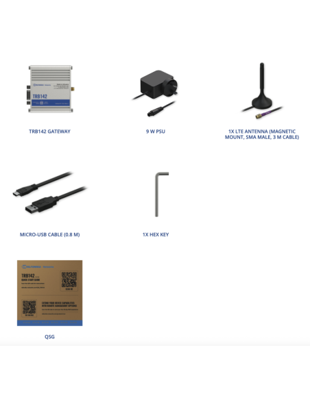Teltonika TRB142 | Buy Teltonika TRB142 Industrial RS232 LTE Gateway | WISP Australia