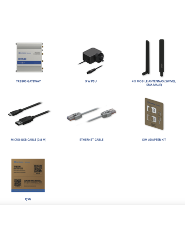 Teltonika TRB500 | Buy Teltonika TRB500 Industrial 5G SA NSA Architectures Compact 4G (LTE CAT20) 3G Compatible Gateway | WISP A