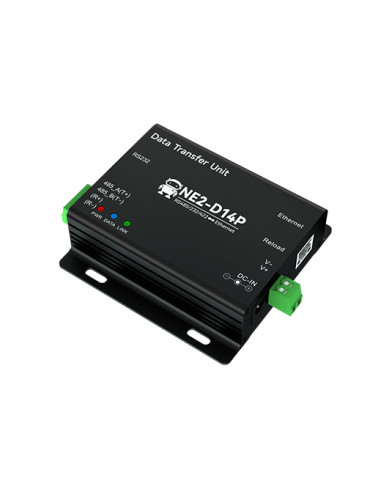 NE2-D14P|NE2-D14P Isolated Serial to Ethernet Serial Server & DTU Industrial-Grade Design Modbus Gateway RS232/RS485/RS422|WISP