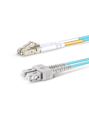 BC-OM4-MM-LCSC-15 | Buy BC-OM4-MM-LCSC-15 OM4 Multimode Duplex Fiber Cable (LC to SC) 15 Meter| WISP
