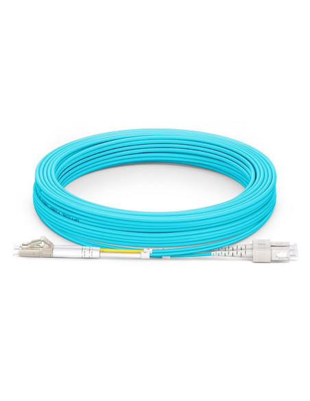 BC-OM4-MM-LCSC-15 OM4 Multimode Duplex Fiber Cable