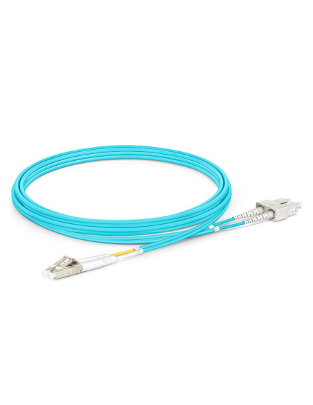 BC-OM4-MM-LCSC-3 | Buy BC-OM4-MM-LCSC-3 OM4 Multimode Duplex Fiber Cable (LC to SC) 3 Meter| WISP