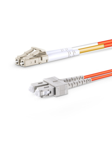 BC-OM2-MM-LCSC-30 | Buy BC-OM2-MM-LCSC-30 OM2 Multimode Duplex Fiber Optic Cable (LC to SC) 30 Meter| WISP