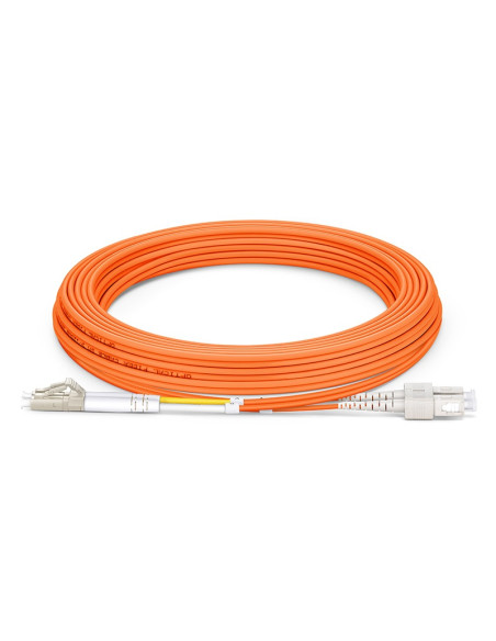 BC-OM2-MM-LCSC-30 | Buy BC-OM2-MM-LCSC-30 OM2 Multimode Duplex Fiber Optic Cable (LC to SC) 30 Meter| WISP