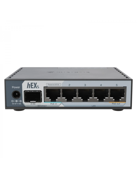 MikroTik E60iUGS | Buy E60iUGS Compact Router with 2.5G SFP 5x Gigabit Ports PoE In/Out USB 3.0 Dual Power RouterOS| WISP Austra