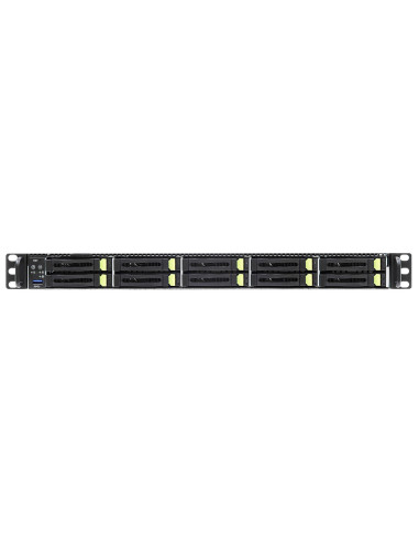 ASRock Rack 1U10E-ALTRA/1L2T |1U10E-ALTRA/1L2T 1U Ampere Altra Server with 10x NVMe, Dual 10GbE, IPMI, and Redundant 650W Platin