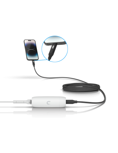 Ubiquiti UACC-Adapter-PoE-USBC |Ubiquiti UACC-Adapter-PoE-USBC PoE Adapter with USB-C Output and GbE Connectivity for WiFi Camer