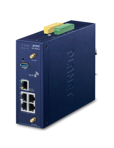 IAP-1800AX|Buy Planet IAP-1800AX Industrial Dual-Band 802.11ax 1800Mbps Wireless Access Point with 5 Gigabit Ethernet Ports USB