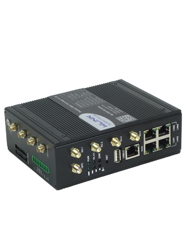 WL-G535-NQ|Buy WLINK WL-G535-NQ Industrial 5G Router 4x GbE WAN 1x RS232 1x RS485 1x USB 2x I/O| WISP Australia