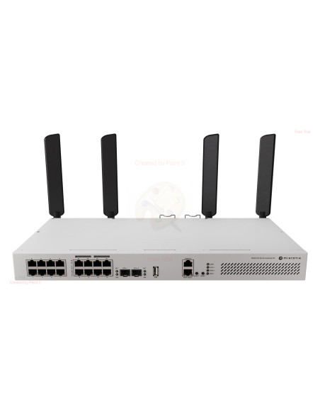 MikroTik CRS418-8P-8G-2S+5axQ2axQ-RM Switch with Dual-Band Wi-Fi 6 16x Gigabit PoE Ports 2x 10G SFP+ Quad-Core 2.2 GHz CPU