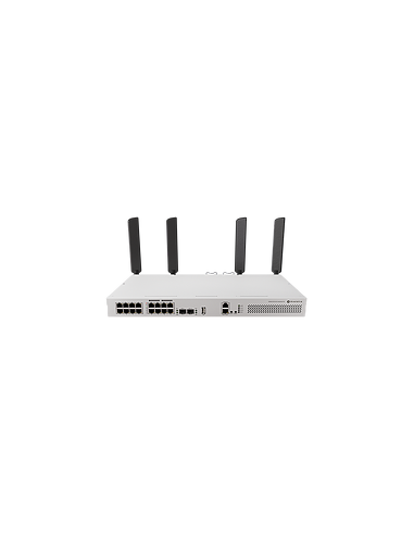 MikroTik CRS418-8P-8G-2S+5axQ2axQ-RM Switch with Dual-Band Wi-Fi 6 16x Gigabit PoE Ports 2x 10G SFP+ Quad-Core 2.2 GHz CPU