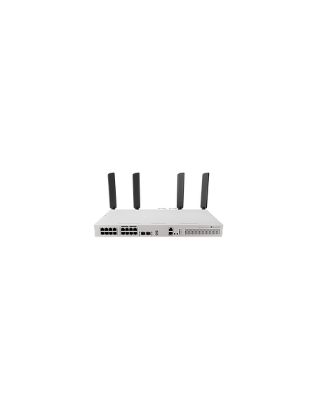 MikroTik CRS418-8P-8G-2S+5axQ2axQ-RM Switch with Dual-Band Wi-Fi 6 16x Gigabit PoE Ports 2x 10G SFP+ Quad-Core 2.2 GHz CPU MikroTik CRS418-8P-8G-2S+5axQ2axQ-RM Switch with Dual-Band Wi-Fi 6 16x Gigabit PoE Ports 2x 10G SFP+ Quad-Core 2.2 GHz CPU