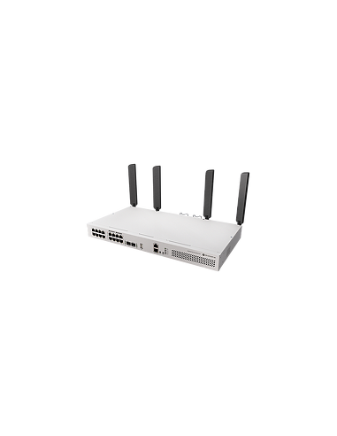 MikroTik CRS418-8P-8G-2S+5axQ2axQ-RM Switch with Dual-Band Wi-Fi 6 16x Gigabit PoE Ports 2x 10G SFP+ Quad-Core 2.2 GHz CPU