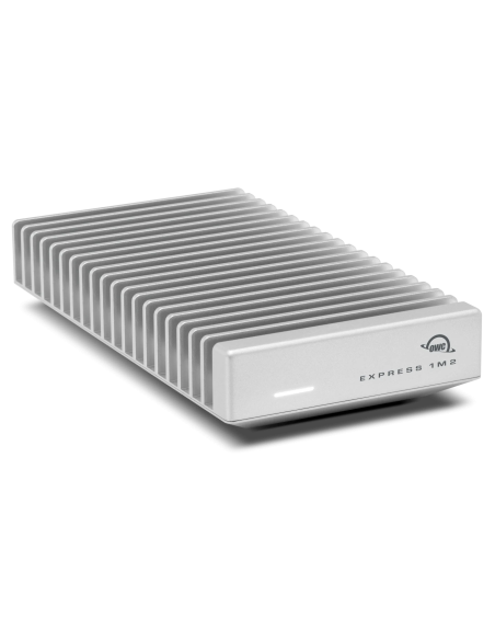 OWC OWCUS4V2EXP1M2 Express 1M2 80G Portable SSD - USB4 80Gb/s  6000MB/s Speeds Aluminum Heatsink Design