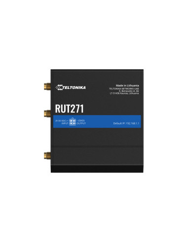 Teltonika RUT271|Teltonika RUT271 Industrial RedCap 5G Router with LTE Cat 4 Fallback and Support for Up to 50 Wireless Devices|
