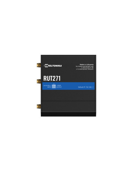 Teltonika RUT271|Teltonika RUT271 Industrial RedCap 5G Router with LTE Cat 4 Fallback and Support for Up to 50 Wireless Devices|