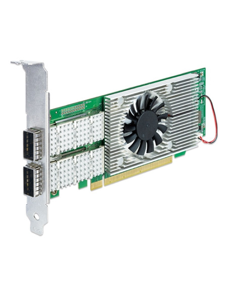 Planet ENW-2QSFP28|Buy Planet ENW-2QSFP28 Dual-Port 100Gbps QSFP28 PCI Express Ethernet Adapter (Intel) |Wisp Australia