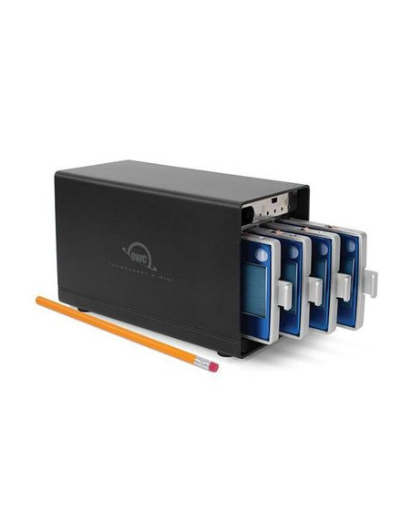OWCTB4MJB000 | Buy OWC ThunderBay 4 mini Four-Bay Thunderbolt 2 External Storage Enclosure for 2.5-inch SATA Drives | WISP