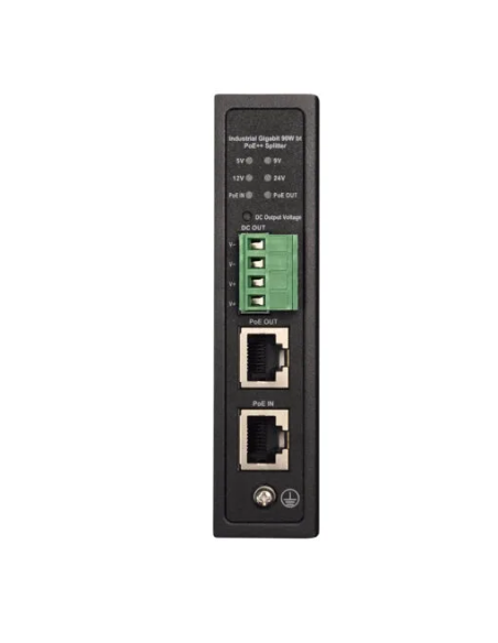 Tycon POE-SPLT-BT-UNI-P 802.3af/at/bt PoE Splitter with Selectable 5V/9V/12V/24V DC Up to 72W