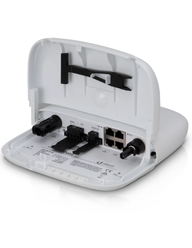 SM-SP-40|Ubiquiti SM-SP-40 SunMAX 24V Smart Solar MPPT Controller & 4-Port PoE Switch 7A Charger 40W Output Weather Prediction|W