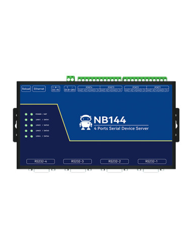 EBYTE NB144-V2 Industrial Serial to Ethernet Converter RS232/RS485/RS422 with MQTT & PoE Option