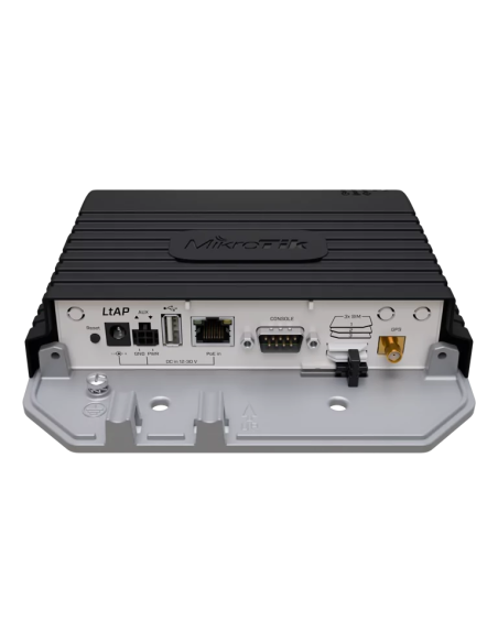 MikroTik LtAP LTE7 Kit LTE Cat 7 Rugged Access Point with GPS 2.4 GHz WiFi and Gigabit Ethernet