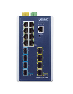 PLANET TSN-6325-8T4S4X Industrial L3 TSN Managed Ethernet Switch 8× Gigabit RJ45 4× 2.5G SFP 4× 10G SFP+. Online at Wisp.net.au