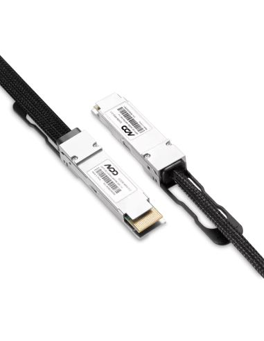 400G QSFP-DD to 2X200G QSFP56 Passive Direct Attach Copper Breakout Cable for DGX Spark AI Clusters 1m