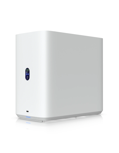 Ubiquiti UNAS-4-W UniFi 4-Bay NAS 2.5/3.5" HDD Dual NVMe Cache 2.5GbE PoE++ White