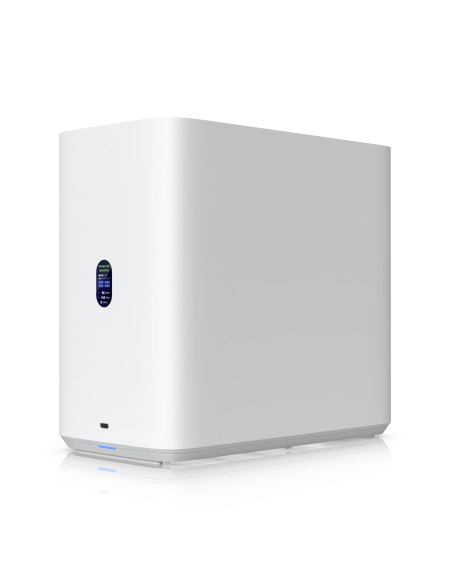 Ubiquiti UNAS-4-W UniFi 4-Bay NAS 2.5/3.5" HDD Dual NVMe Cache 2.5GbE PoE++ White