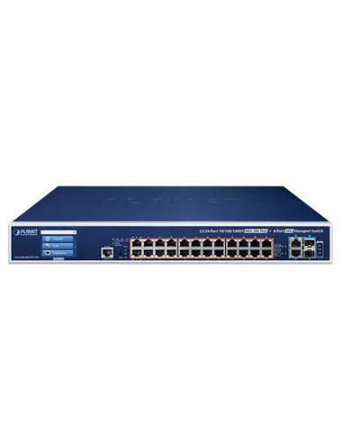 Planet GS-6320-24UP2T2XV|GS-6320-24UP2T2XV L3 24-Port 802.3bt PoE++ Managed Switch with 10GBASE-T 10G SFP+ |WISP Australia