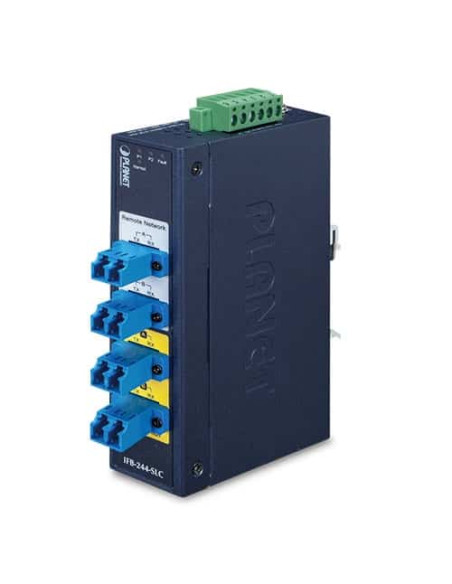 PLANET IFB-244-SLC Industrial 2-Channel Optical Fiber Bypass Switch Single Mode LC