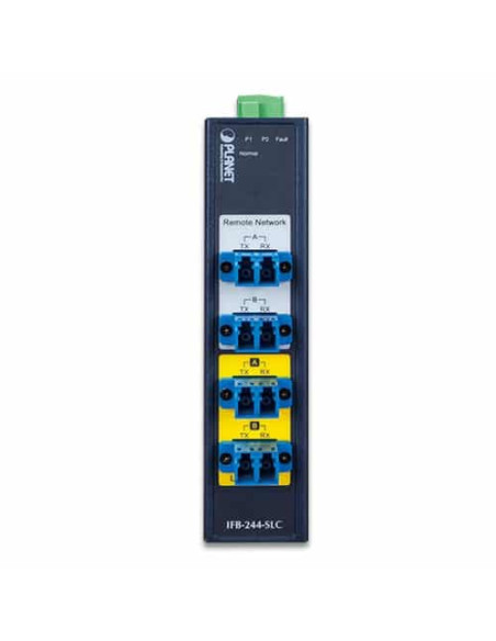PLANET IFB-244-SLC | Planet Technology IFB-244-SLC Industrial 2-Channel Optical Fiber Bypass Switch | WISP Australia