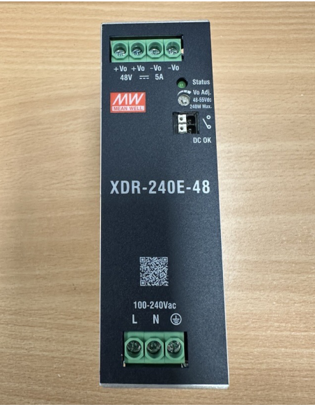 MEAN WELL XDR-240E-48 240W 48V Ultra Slim DIN Rail Power Supply