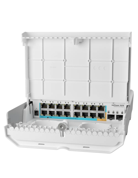 MikroTik CRS318-1Fi-15Fr-2S-OUT netPower 15FR outdoor 18 port switch with 15 reverse PoE ports and SFP
