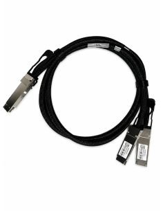 400G QSFP-DD to 2X200G QSFP56 Passive Direct Attach Copper Breakout Cable for DGX Spark AI Clusters 1m