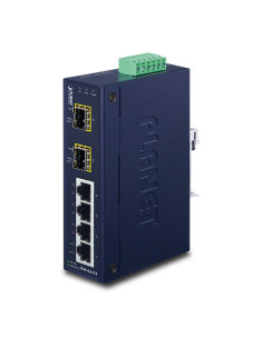 Planet ISW-621TF Industrial Ethernet Switch  4 Port 10/100Base-TX + 2 Port 100Base-FX SFP