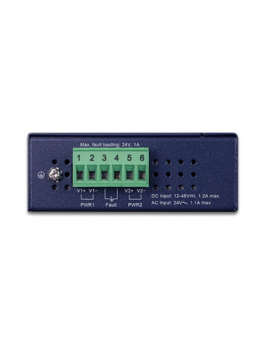 PLANET ISW-621TF | Planet ISW-621TF Industrial Ethernet Switch  4 Port 10/100Base-TX + 2 Port 100Base-FX SFP | WISP Australia